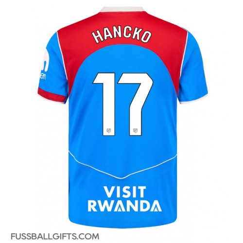 Atletico Madrid David Hancko #17 Fußballbekleidung 3rd trikot 2025-26 Kurzarm